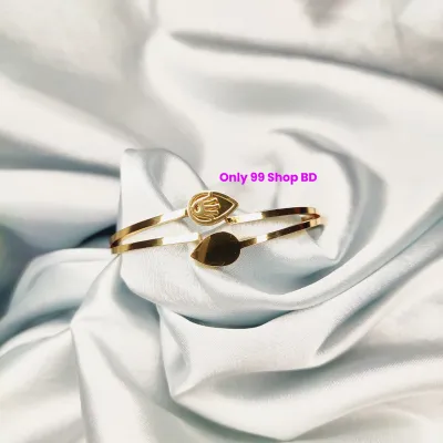 Stainless Steel Adjustable Leaf Bracelet